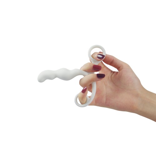 Массажер простаты Ultimate Silicone P-spot Teaser белый
