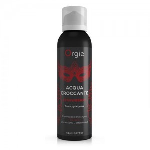 Шипучая увлажняющая пена для массажа Acqua Croccante Strawberry 150 мл