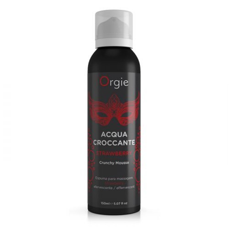 Шипучая увлажняющая пена для массажа Acqua Croccante Strawberry 150 мл