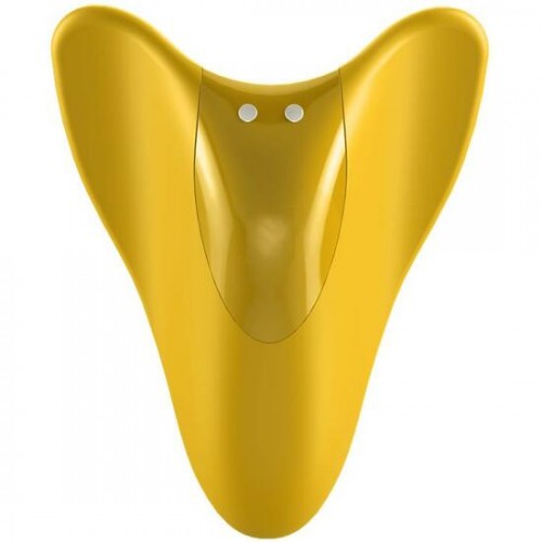 Перезаряжаемый вибратор на палец Satisfyer High Fly желтый