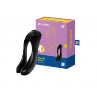 Универсальный вибростимулятор Candy Cane Satisfyer черный 