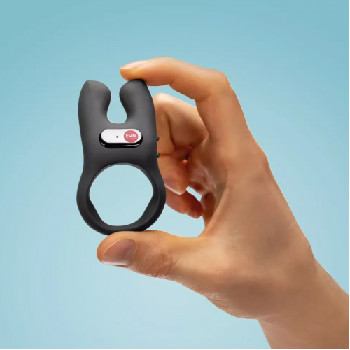 Эрекционное кольцо Fun Factory NOS с вибрацией черный