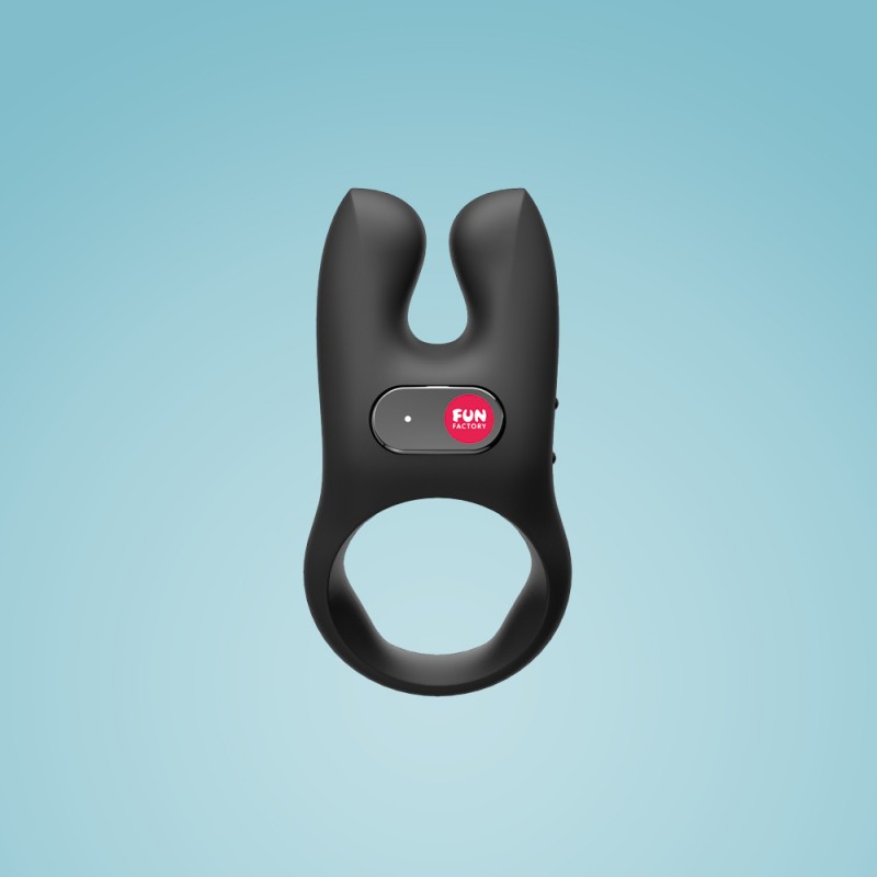 Эрекционное кольцо Fun Factory NOS с вибрацией черный