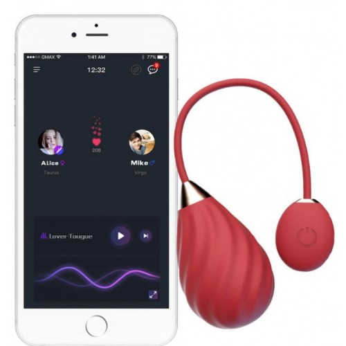 Смарт-виброяйцо Magic Motion Sundae красное