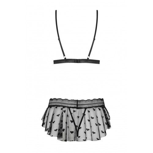 Пикантный комплект белья Heartia черный L/XL 