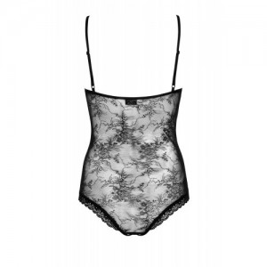 Соблазнительное кружевное боди с доступом Slevika L/XL (иной угол)