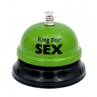 Звонок настольный "Ring for a sex" зеленый