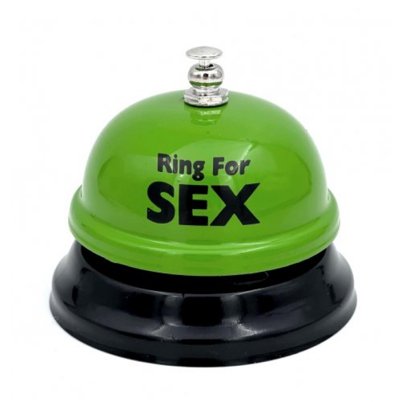 Звонок настольный "Ring for a sex" зеленый