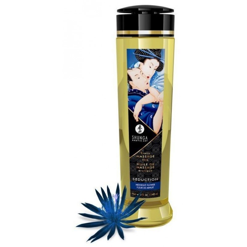 Массажное масло Shunga Midnight Flower 240 мл