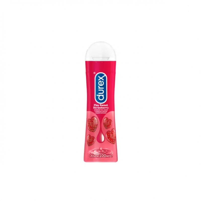 Гель-смазка Durex Play Sweet Strawberry с возбуждающим ароматом клубники 100 мл