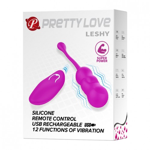 Виброяйцо с пультом управления Pretty Love Leshy