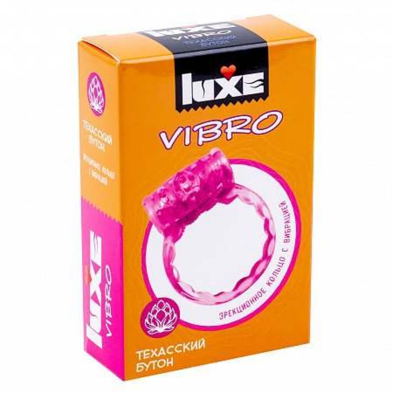 Презерватив с виброкольцом Luxe Vibro Техасский бутон