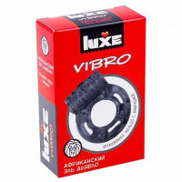 Презерватив с виброкольцом Luxe Vibro Африканский Эль Дьябло
