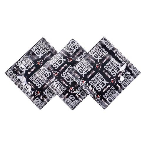 Презервативы Domino Sweet Sex Strawberry cocktail