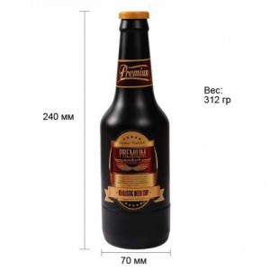 Мастурбатор-вагина в форме пивной бутылки Beer Bootle (иной угол)