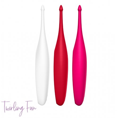Точечный вибростимулятор Satisfyer Twirling Fun фуксия