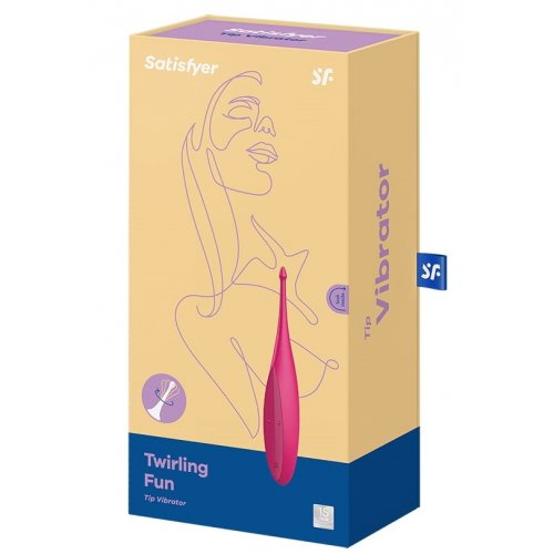Точечный вибростимулятор Satisfyer Twirling Fun фуксия