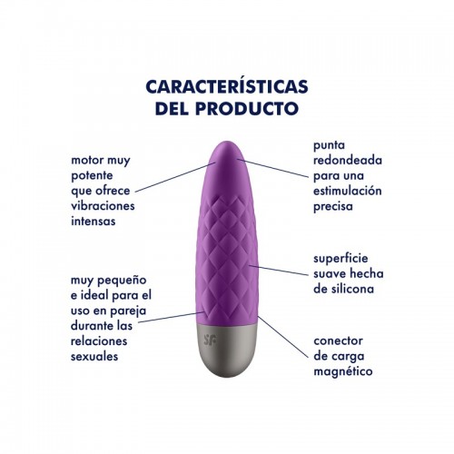 Мини вибратор Satisfyer Ultra Power Bullet 5 фиолетовый