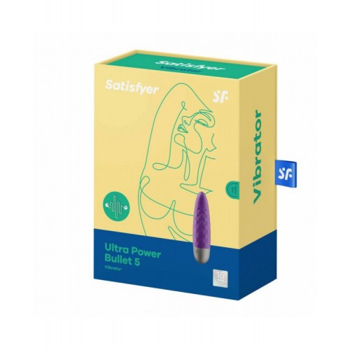 Мини вибратор Satisfyer Ultra Power Bullet 5 фиолетовый