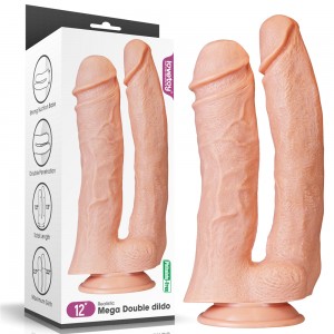Двойной фаллоимитатор с присоской LoveToy Mega Double Dildo