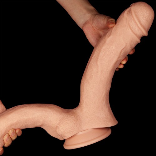 Двойной фаллоимитатор с присоской LoveToy Mega Double Dildo