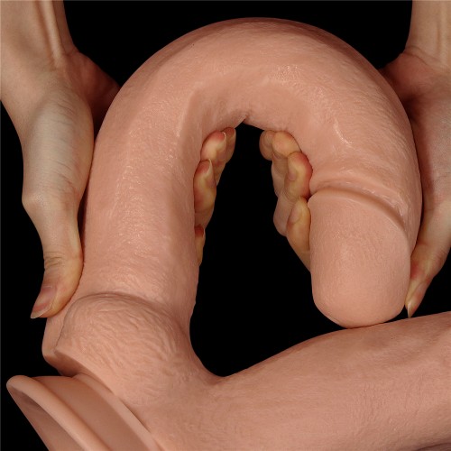 Двойной фаллоимитатор с присоской LoveToy Mega Double Dildo