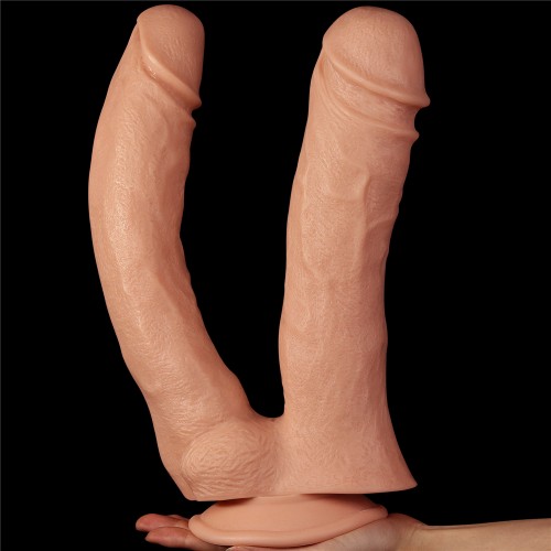 Двойной фаллоимитатор с присоской LoveToy Mega Double Dildo
