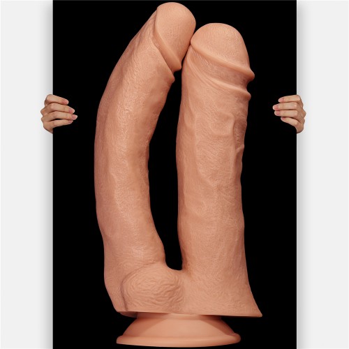 Двойной фаллоимитатор с присоской LoveToy Mega Double Dildo