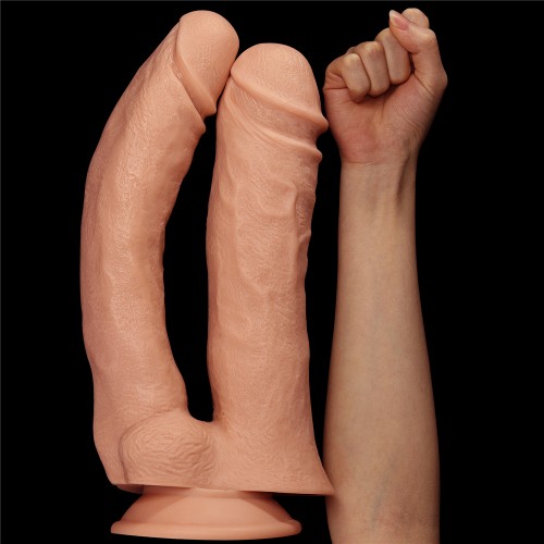 Двойной фаллоимитатор с присоской LoveToy Mega Double Dildo