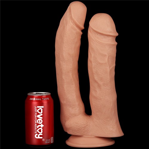 Двойной фаллоимитатор с присоской LoveToy Mega Double Dildo