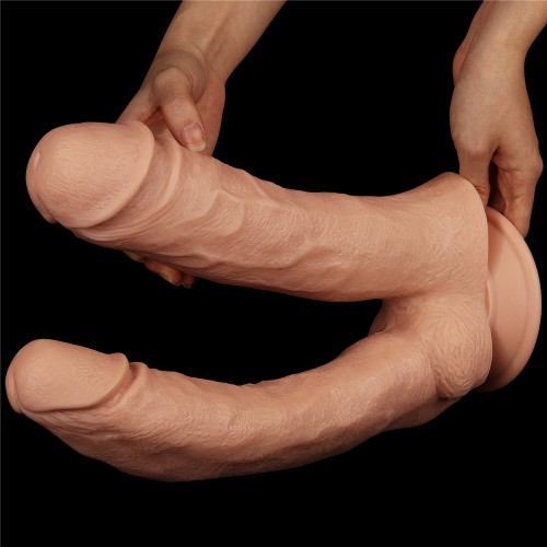 Двойной фаллоимитатор с присоской LoveToy Mega Double Dildo