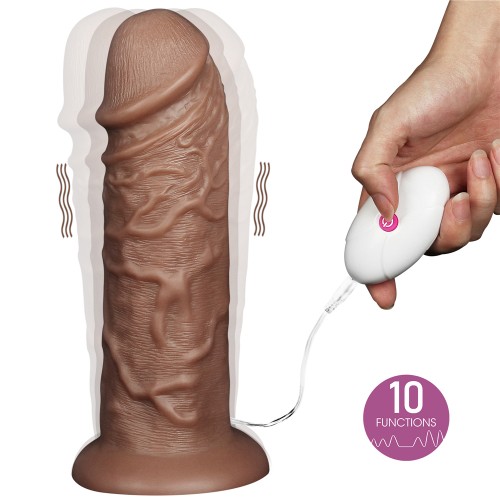 Фаллоимитатор реалистичый с вибрацией LoveToy Long Vibrating Dildo 