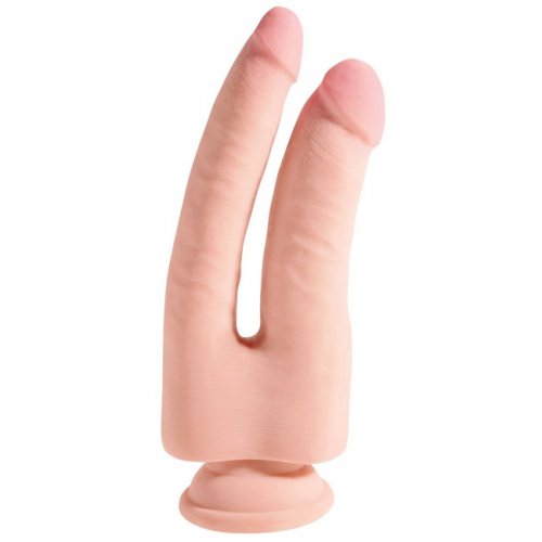 Двойной фаллос с присоской King Cock Triple Density 9.5 in Double Penetration