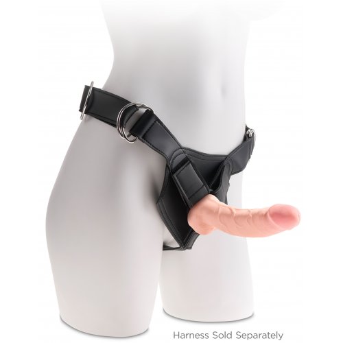 Фаллоимитатор с мошонкой на присоске King Cock Triple Density Cock with Balls Light 25 см