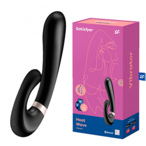 Смарт-вибратор с функцией нагрева Satisfyer Heat Wave Connect App черный