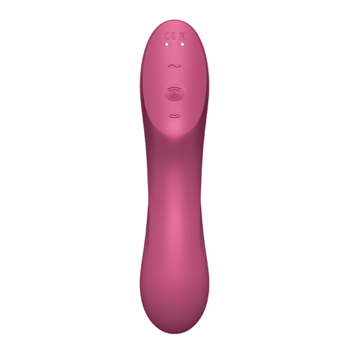Вакуумно-волновой смарт-стимулятор SatisfyerCurvy Trinity 3 красный
