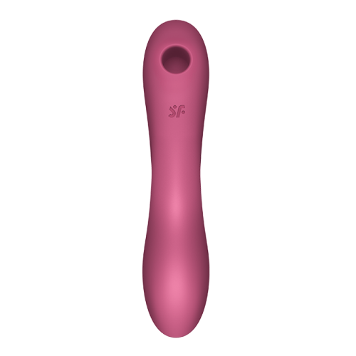 Вакуумно-волновой смарт-стимулятор SatisfyerCurvy Trinity 3 красный