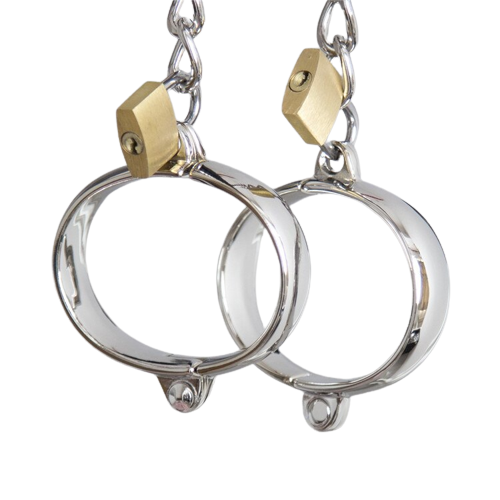 Оковы на ноги металлические на цепи мужские