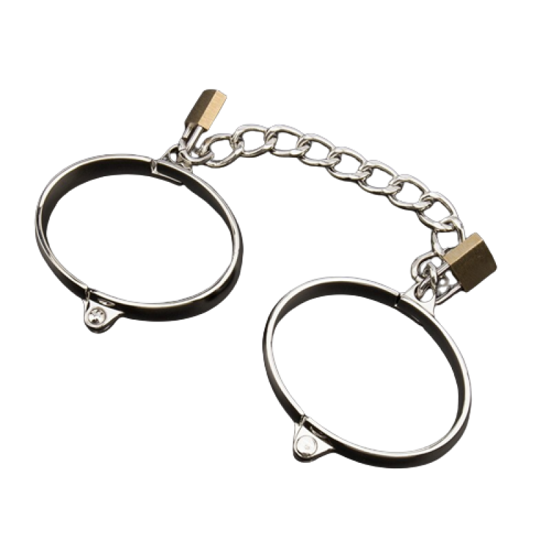 Оковы на ноги металлические на цепи мужские
