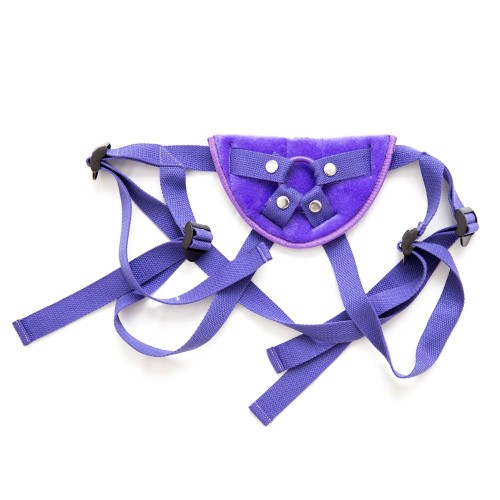 Фиолетовый ремень для страпона 