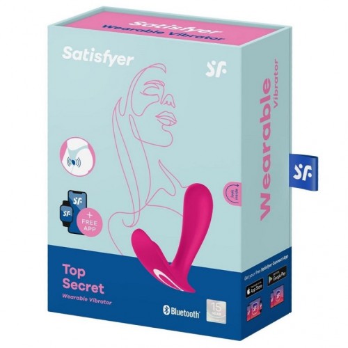 Вагинальный смарт-стимулятор для ношения Satisfyer Top Secret розовый