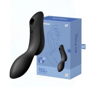 Многофункциональный стимулятор Satisfyer Curvy Trinity 2 черный