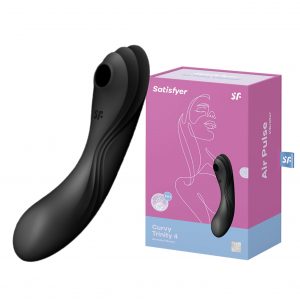 Вакуумно-волновой вибростимулятор Satisfyer Curvy Trinity 4 черный