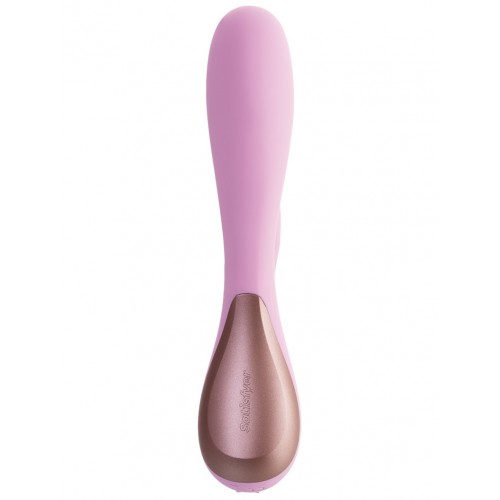 МЯГКАЯ ВАКУУМНАЯ УПАКОВКА cмарт-вибратор Satisfyer Mono Flex розовый гнущийся