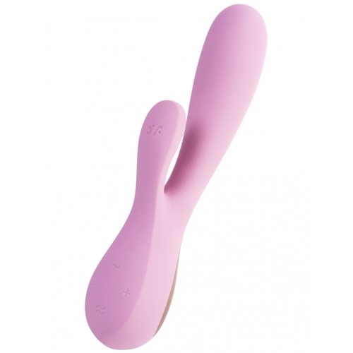 МЯГКАЯ ВАКУУМНАЯ УПАКОВКА cмарт-вибратор Satisfyer Mono Flex розовый гнущийся