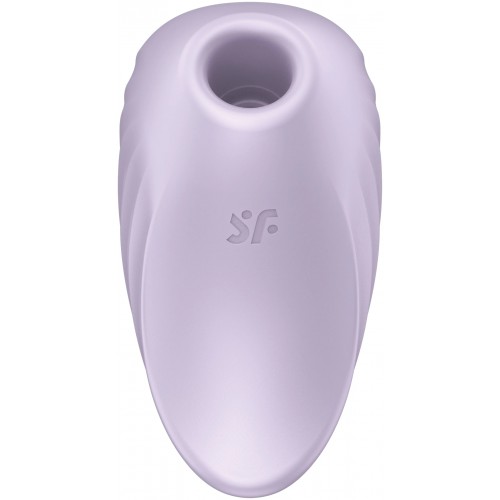ДЕФОРМИРОВАННАЯ УПАКОВКА Вакуумно-волновой стимулятор с вибрацией Satisfyer Pearl Diver фиолетовый