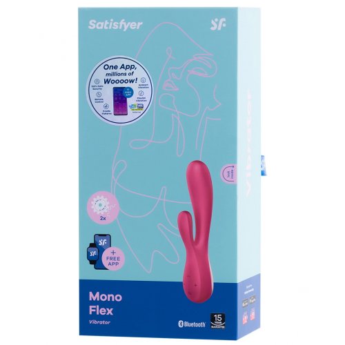 ДЕФОРМИРОВАННАЯ УПАКОВКА Смарт-вибратор Satisfyer Mono Flex красный