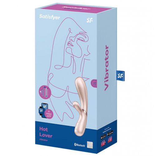 ДЕФОРМИРОВАННАЯ УПАКОВКА Смарт-вибратор с функцией нагрева Satisfyer Hot Lover бежевый