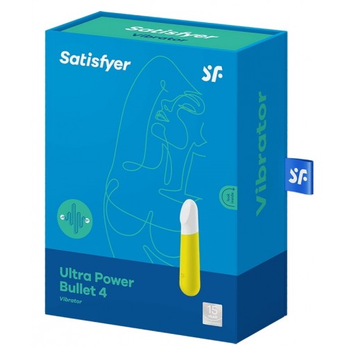 ДЕФОРМИРОВАННАЯ УПАКОВКА Мини-вибратор Satisfyer Ultra Power Bullet 4 желтый