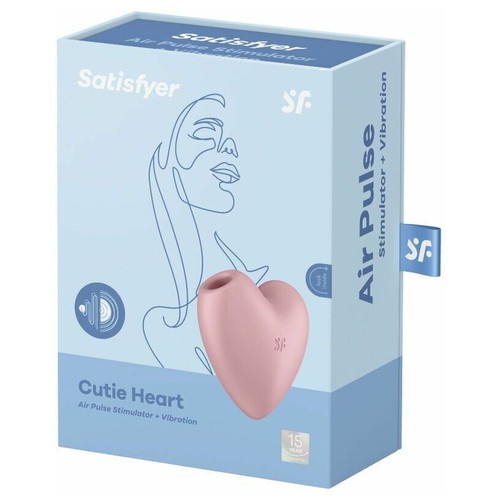 ДЕФОРМИРОВАННАЯ УПАКОВКА Вакуумно-волновой стимулятор с вибрацией Satisfyer Cutie Heart